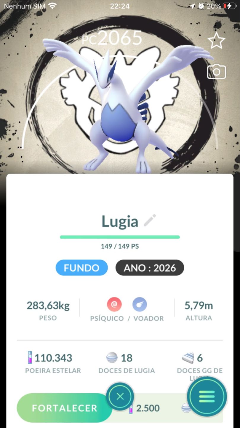 Pokémon GO Lv 68 | Conta de 2016 | Shiny, Fundos Raros e Lendários