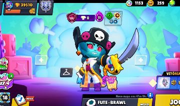 Conta de Brawl Stars de 39k de troféu, criada em 2020