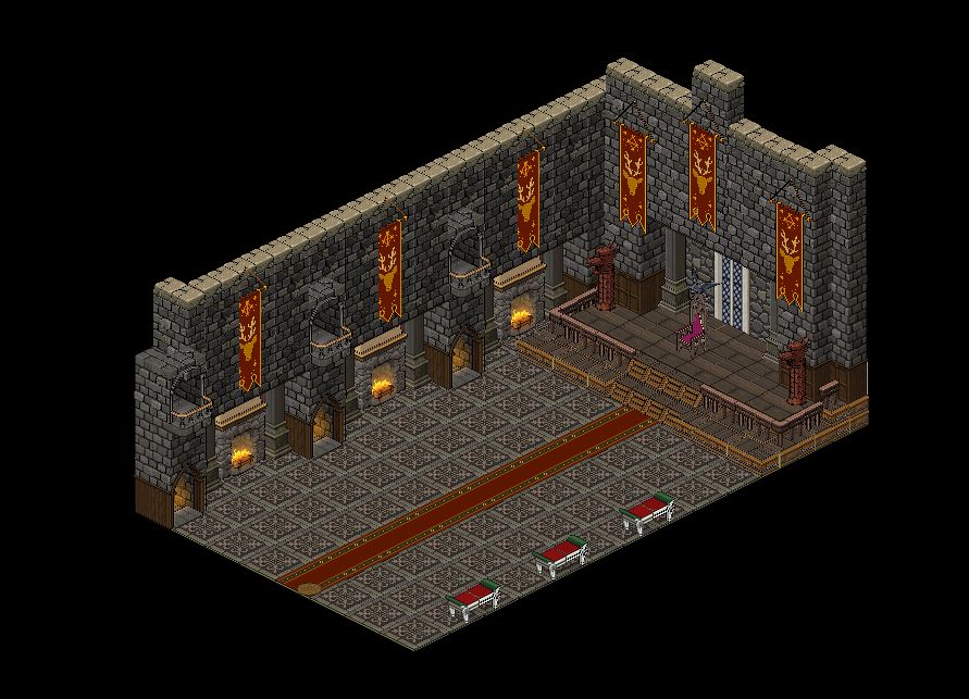 Conta Habbo hotel - Varios Mobis e visuais raros