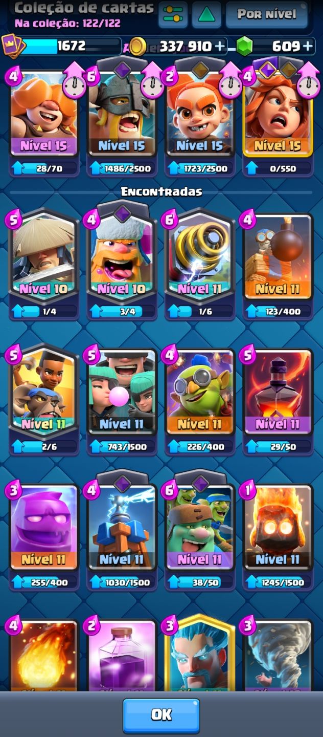 Conta Supercell Clash of clans e Clash royale