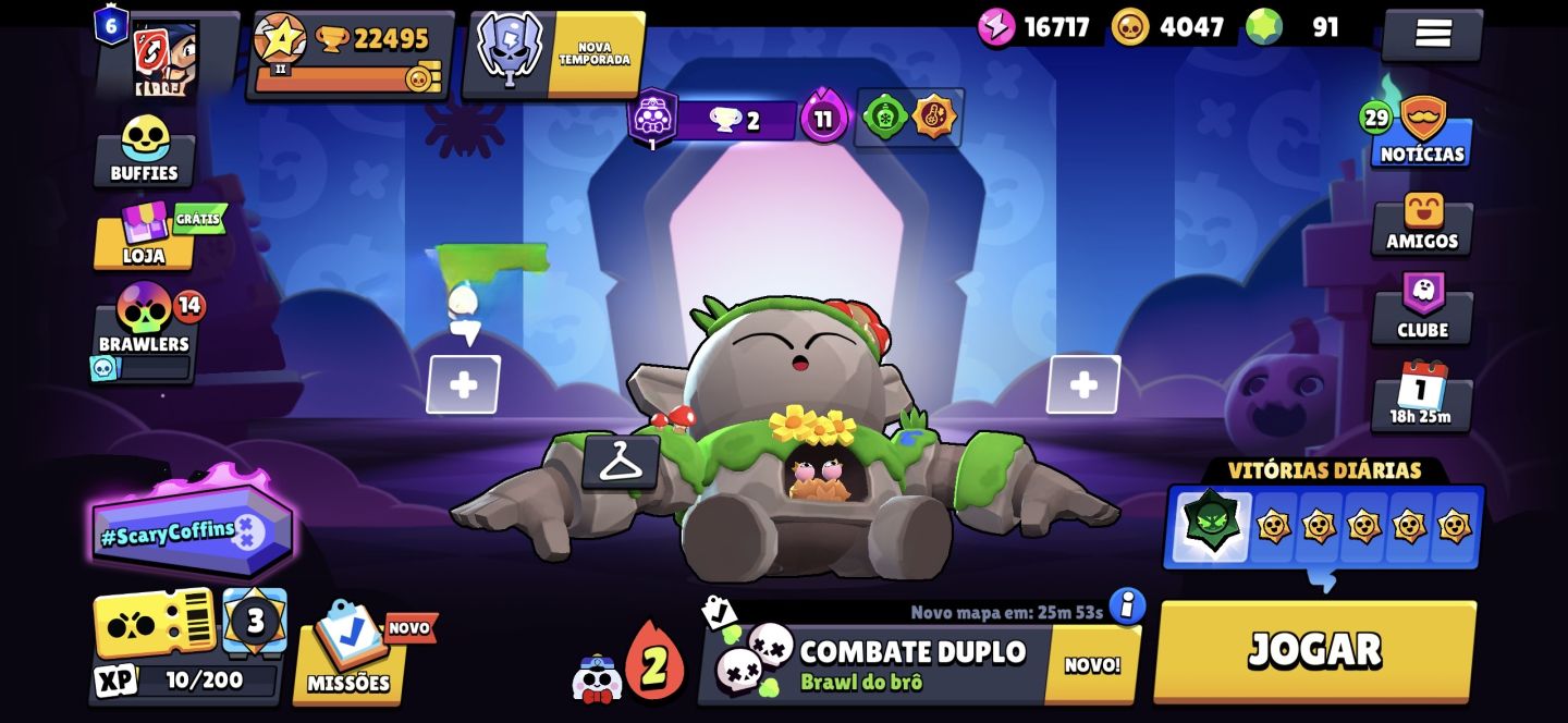 CONTA BRAWL STARS 69/109 BRAWLERS PRATICAMENTE TODAS AS SKINS FULL ACESSO