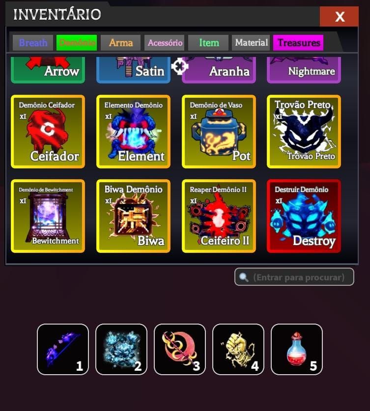 DEMON BLADE RESPIRAÇÃO E DEMON ART