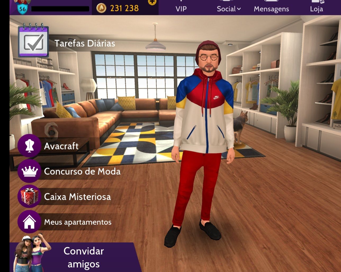 Conta de avakin life nivel alto com 1 milhão de avacoins e 299 mil diamantes