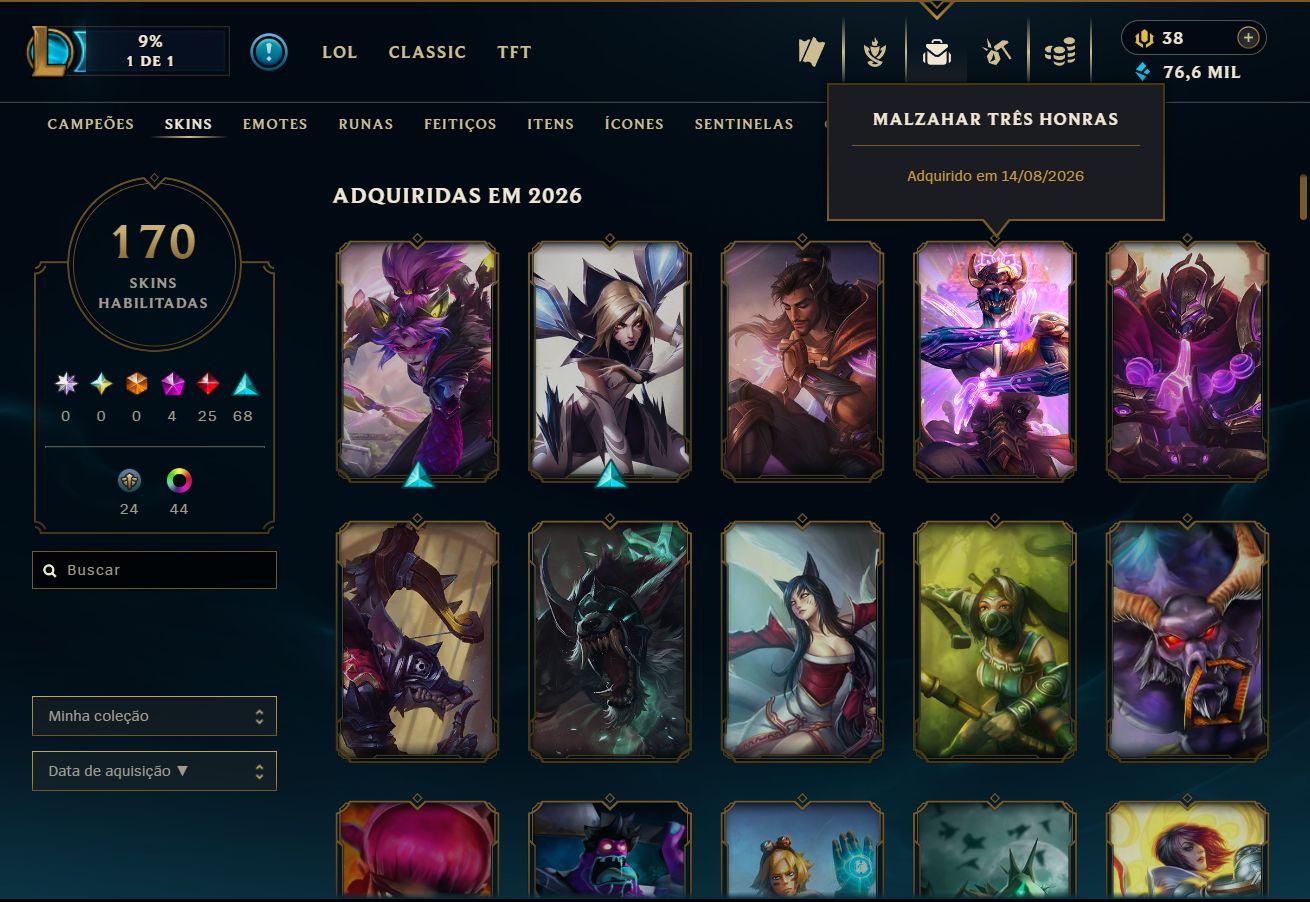 CONTA DE VALORANT E LEAGUE OF LEGENDS