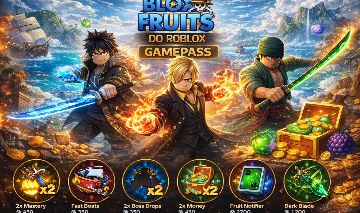 GAMEPASSES DO BLOX FRUITS E FRUTAS PERMANENTES !