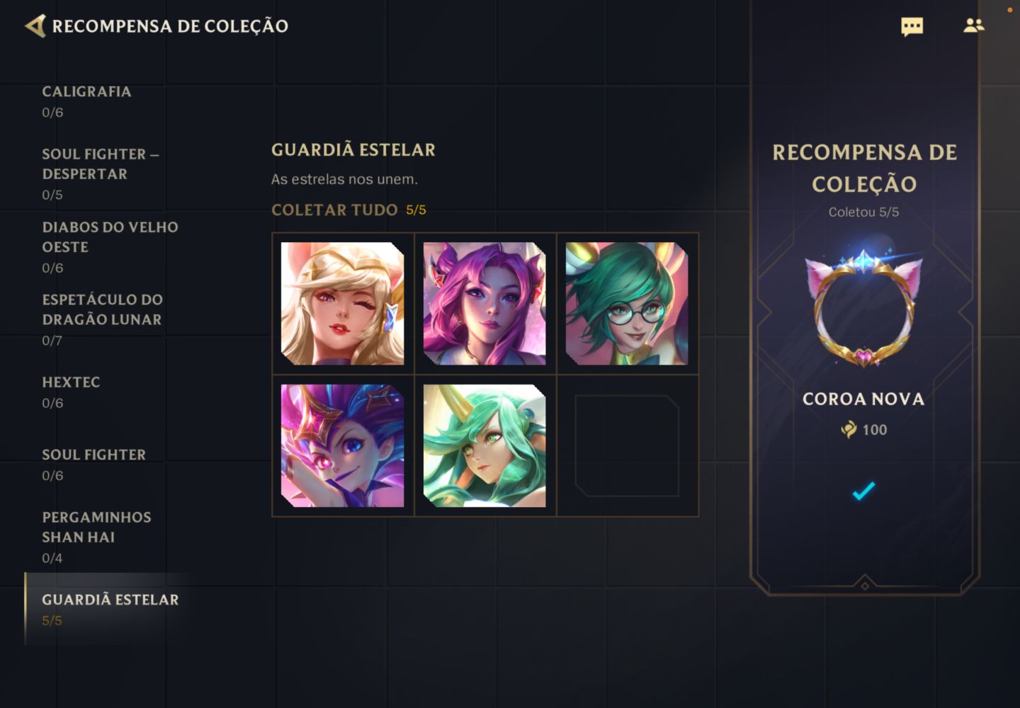 Conta Wild Rift Main sup/mid fadinha com bordas + conta lol Ahri lenda ascendida