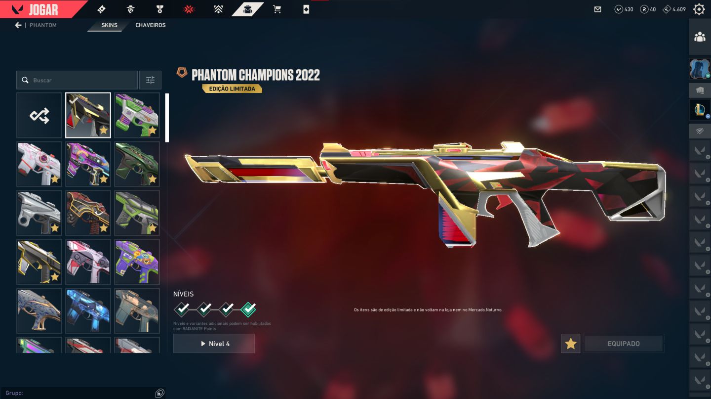 CONTA CHEIA DE SKINS/ Mais de 4 Mil Reais gastos nessa conta