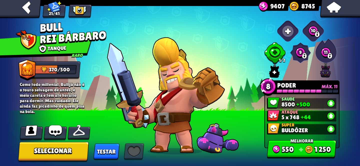 Conta brawl stars 2019 com todos brawlers 55K trofeu
