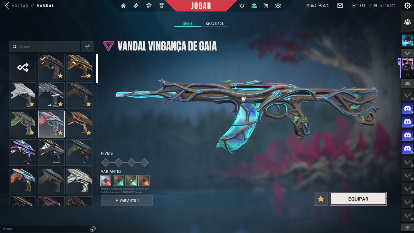 CONTA VALORANT IMORTAL 2 // 13 FACAS + 9 VANDAL // 5 ANOS DE CONTA (A.PROPOSTAS)