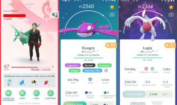 CONTA POKEMON GO LEVEL 47 | 59 LENDARIO | 35 BRILHANTE | 8 LENDARIOS BRILHANTE