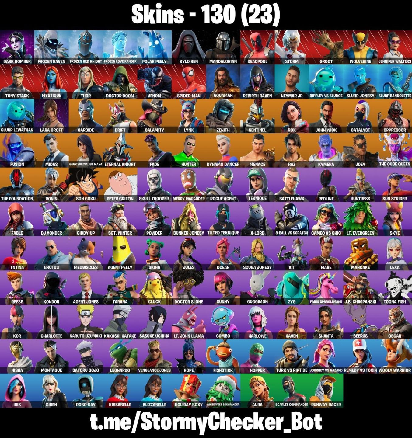 CONTA FORTNITE MIDAS DOURADO, VARINHA ESTELAR E 130 SKINS - ENTREGA AUTOMÁTICA