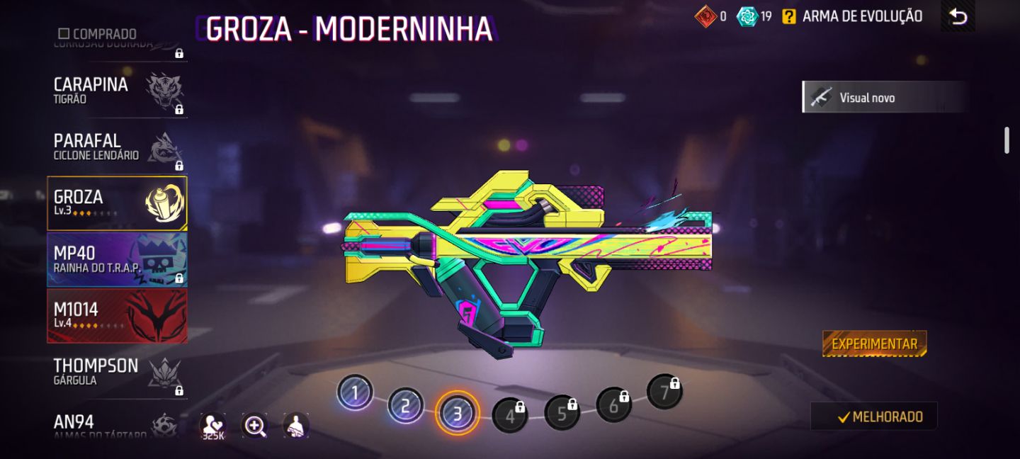 Conta lendária free fire