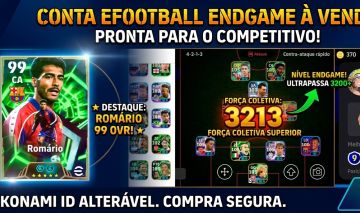 Conta eFootball|Força 3213+|Romário,Suárez 105,Cannavaro 106, Kahn 105|Divisão 1
