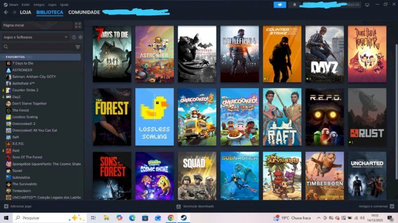 CONTA STEAM COM MUITOS JOGOS ( DAY Z , RUST , CS , RAFT , THE FOREST )