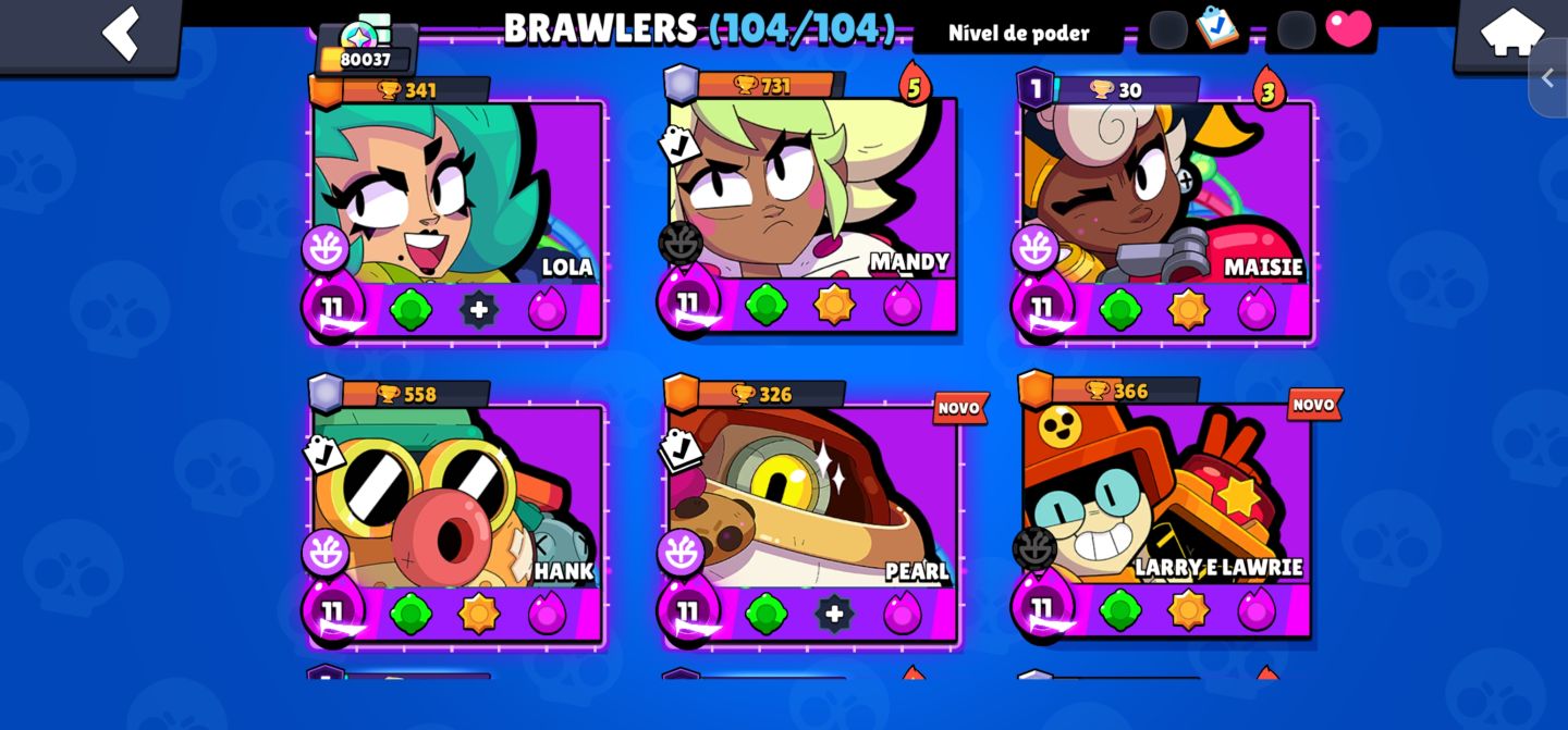 Conta Brawl nivel competitivo