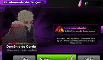 Conta com Mitico com melhor passova do jogo Anime Expeditions