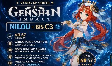 Conta top genshin impact Ar57