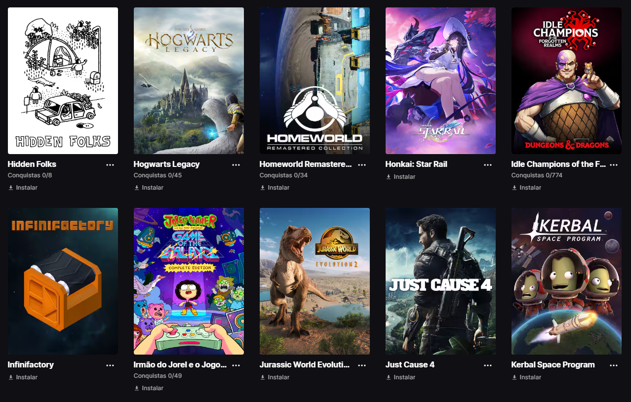 SUPER CONTA EPIC GAMES JOGOS TOP + PREÇO IMBATÍVEL!