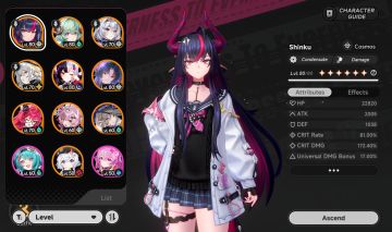 Conta NTE LVL - 52. SHINKU(A3)/HOTORI(A1)/LACRIMOSA(A1)/NANALY/IROI + PORSCHE