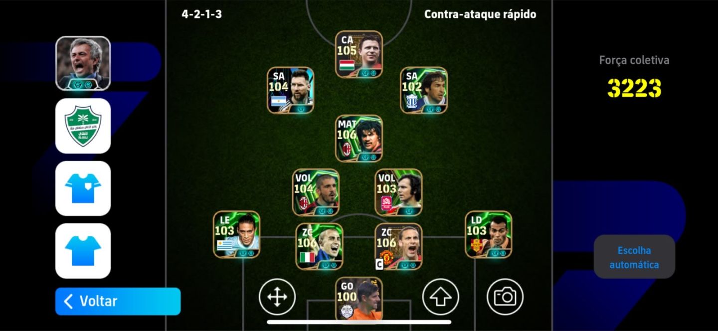 Conta efootball muito rara,criada desde o começo do efootball,jogadores antigos
