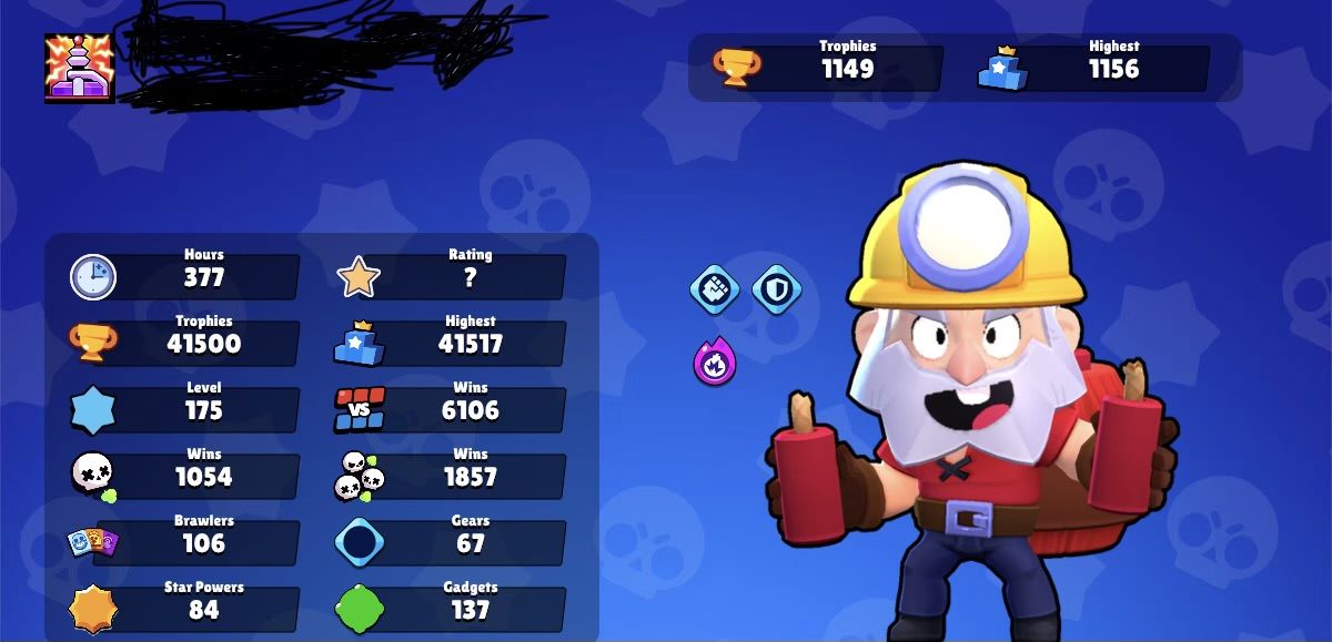 CONTA BRAWL STARS 2020 | 106 BRAWLERS | 41K TROFÉUS | 62 HIPERCARGAS