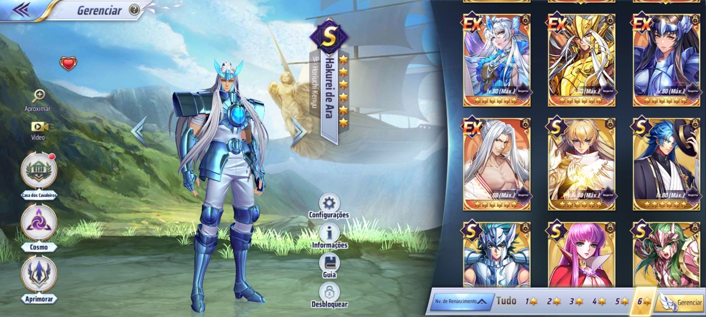 Conta forte A145- Mixer 3 LV 96 Saint Seiya wakening