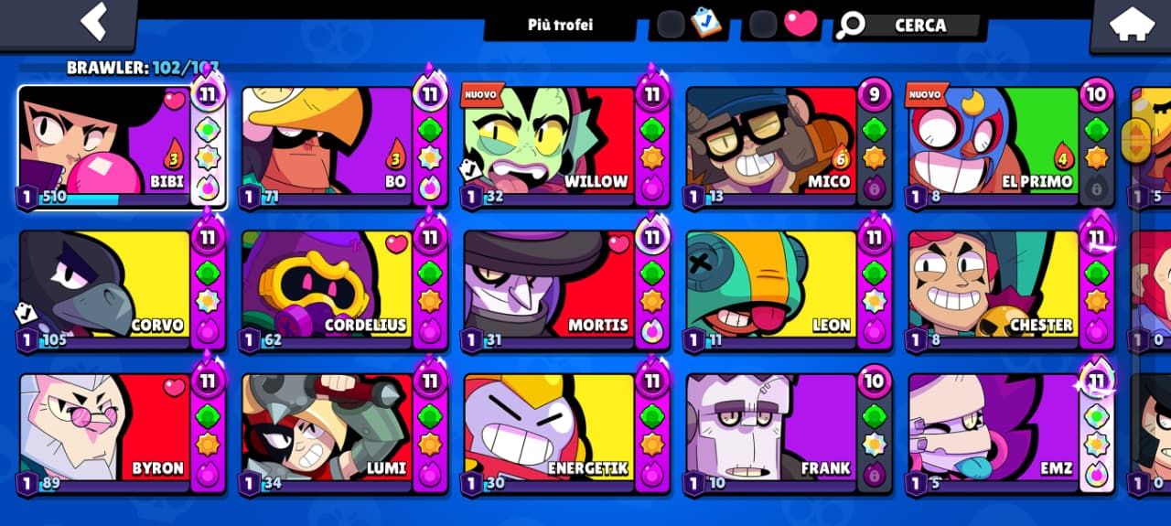 Conta Brawl Stars 73k 106 brawlers 2019