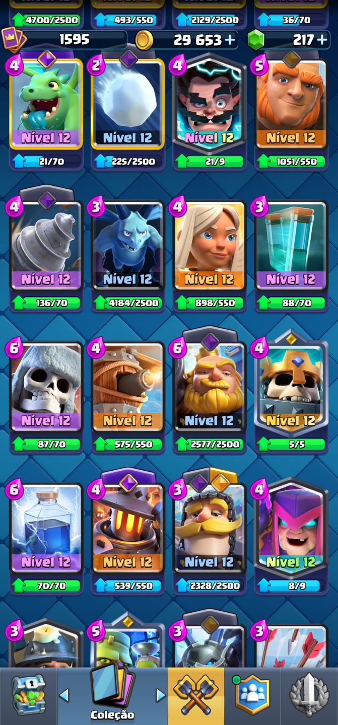 Conta de Clash com 12k