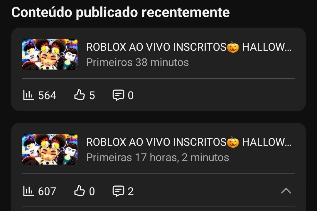 PROMOÇÃO IMPERDÍVEL: CANAL ROBLOX 3.6K INSCRITOS COM ÓTIMO ENGAJAMENTO