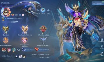 Conta de Mobile Legends vendida via bornout