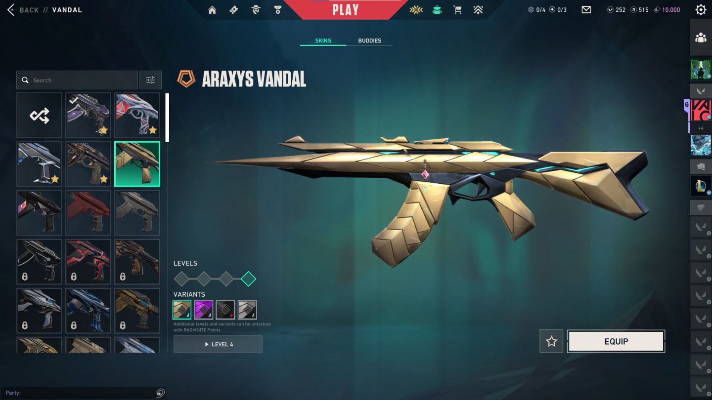 CONTA VALORANT COM VÁRIAS SKINS | FACAS + VANDAL + PHANTOM + SHERIFF