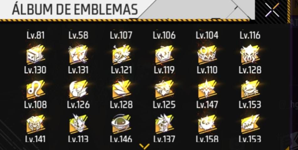 Conta de ff prime 6 muito gemada, com muitas coisas.