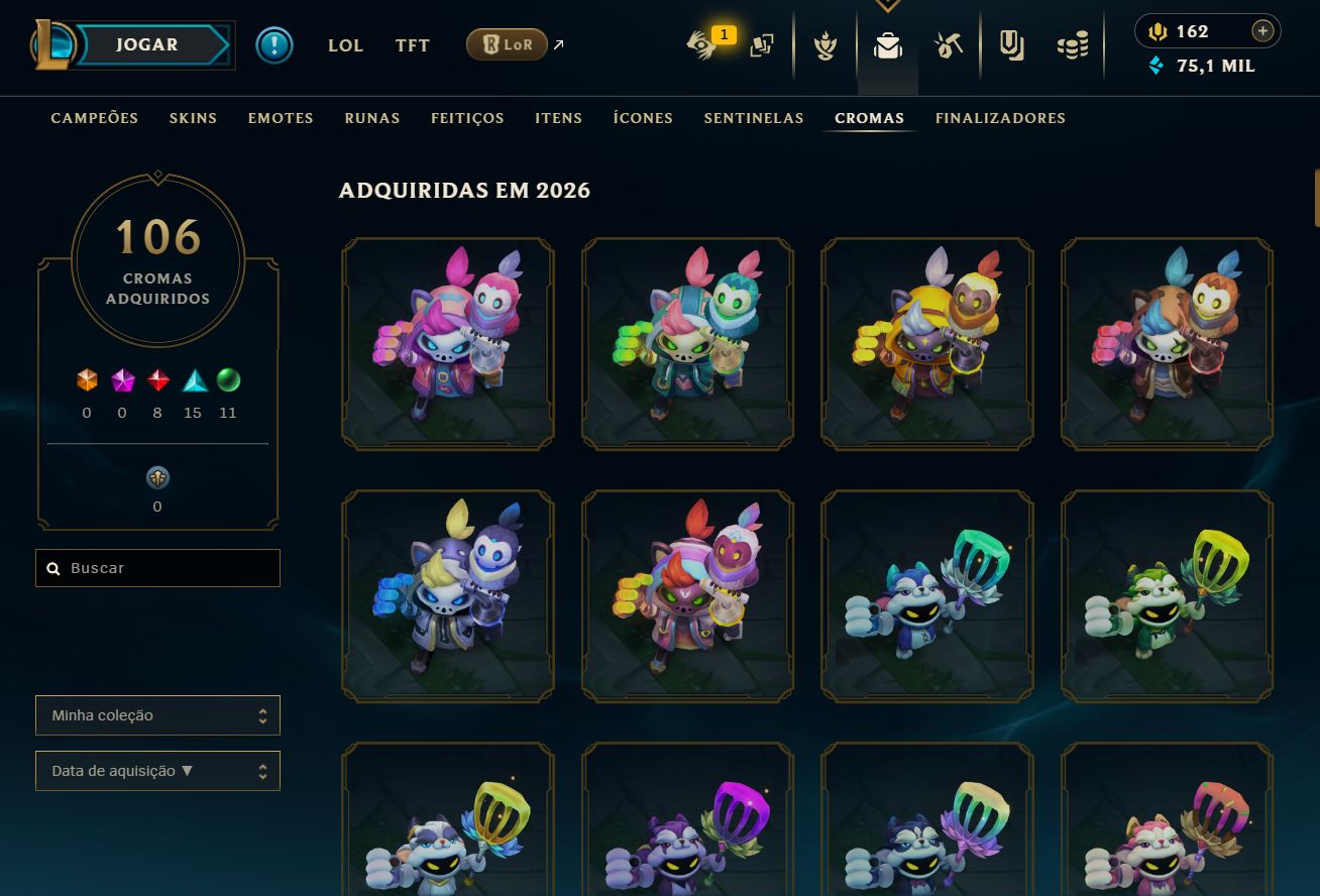 Conta LoL lvl 1244 | D3 | Todos Champs Liberados | Só comprar e jogar