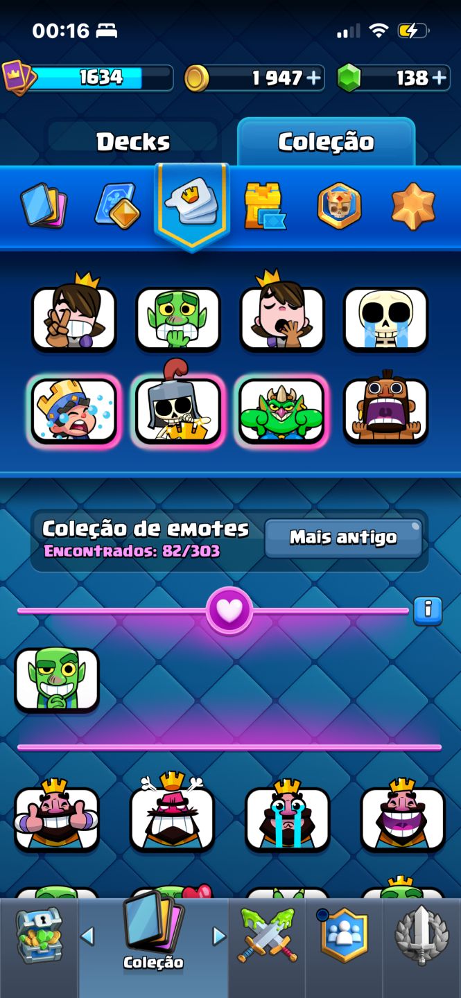 Conta de clash royale com 11750 troféus