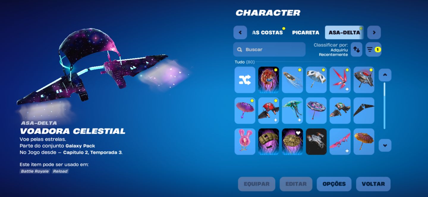 Conta fortnite com 118 skin e tendo skins raras desde a primeira temporada