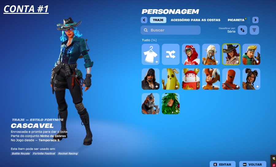 FORTNITE SKINS RARAS - PREÇO DE LIQUIDAÇÃO - ENTREGA AUTOMATICA