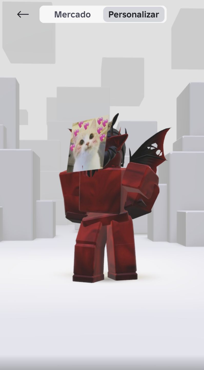 Conta do roblox, skin limitada de Satan e com alguns jogos op