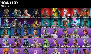 >>Conta Fortnite | 104 Skins | Batman Zero | Entrega automática!