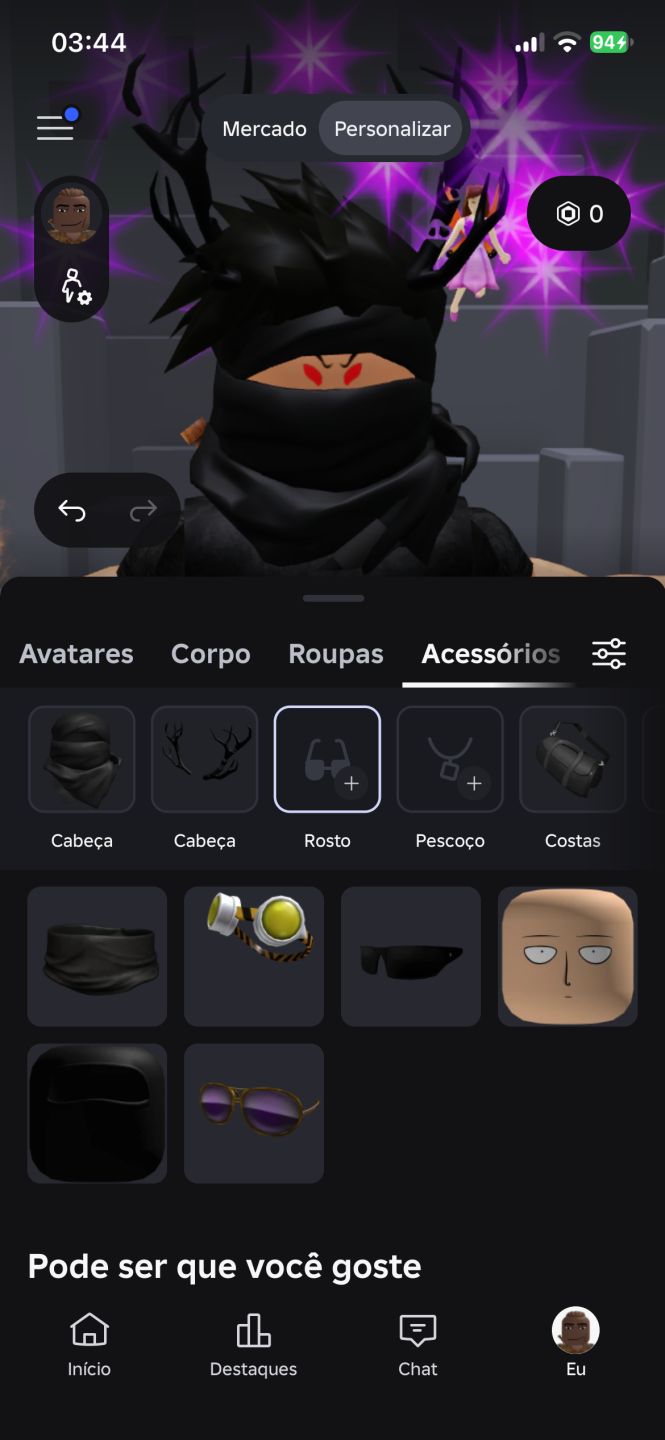 Conta de roblox
