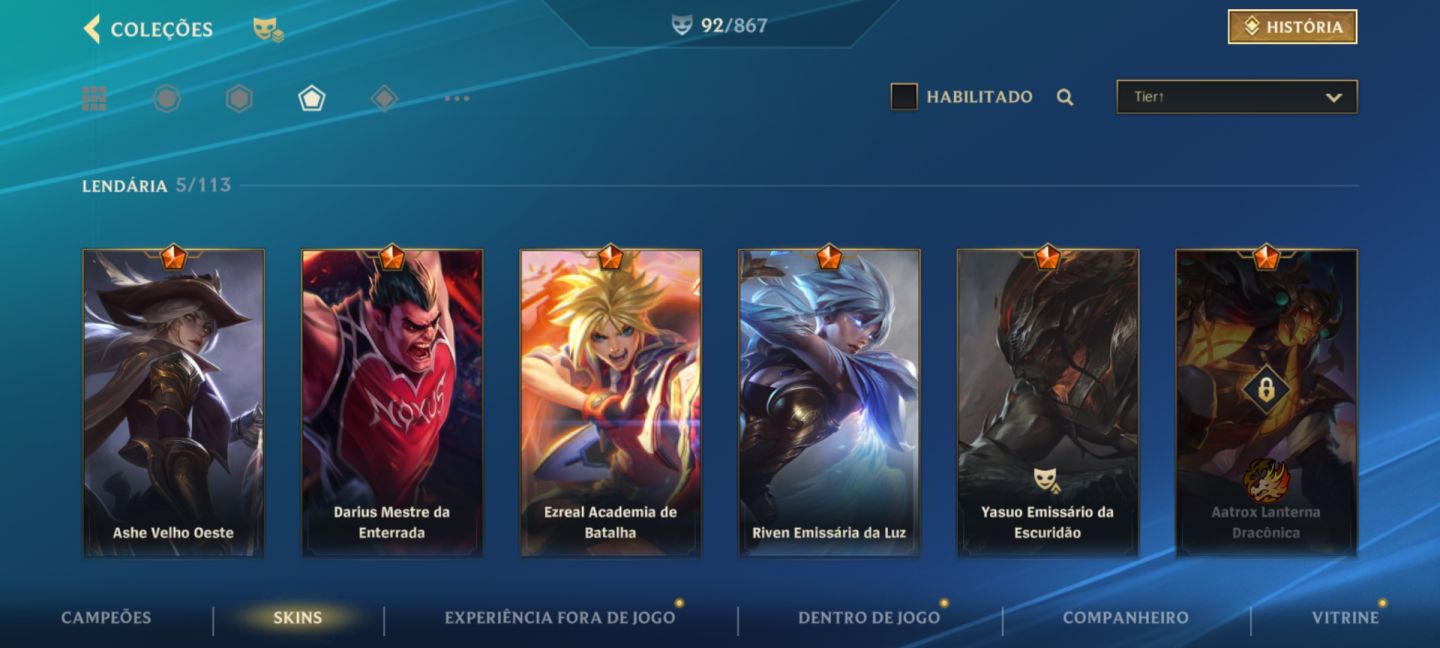 CONTA WILD RIFT 5 ANOS