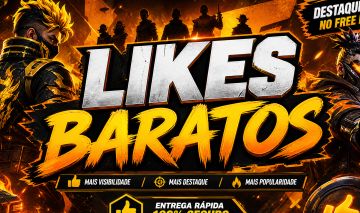 Likes Free Fire Entrega Rápida e Segura