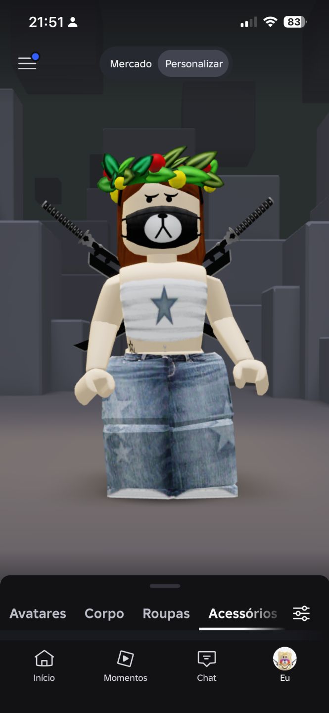 Conta de Roblox com muita skin Feminina e masculina