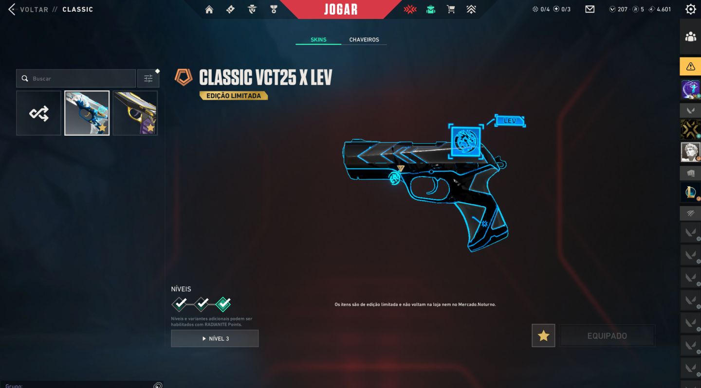 Conta full acesso de valorant com diversas skins.