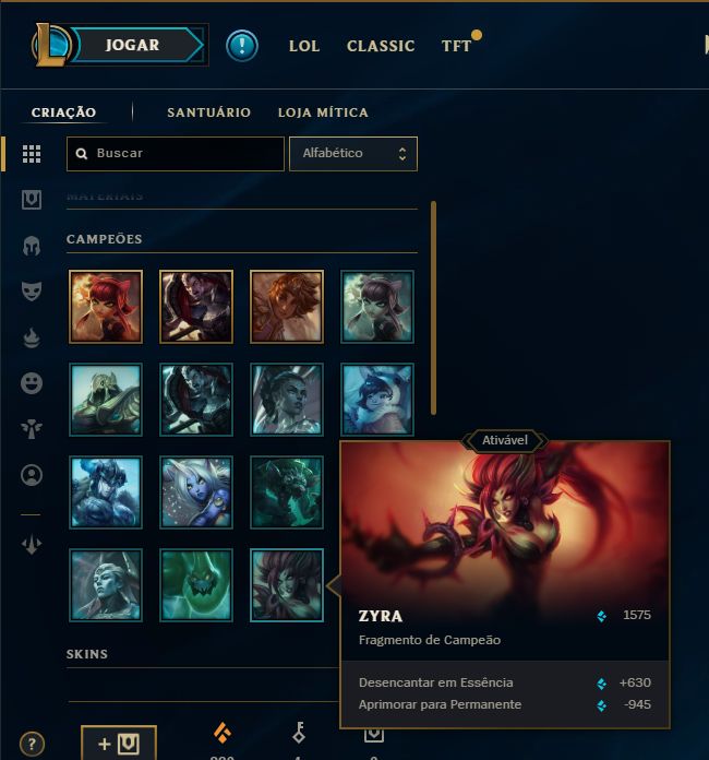 SKIN LENDÁRIA RIVEN PACTO QUEBRADO + [ DIAMANTE 60% DE WINRATE ] + [TROCA NICK]