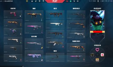 CONTA LOL/VALORANT 3 FACAS, 2 VANDALS. R$3180.12 REAIS GASTOS.