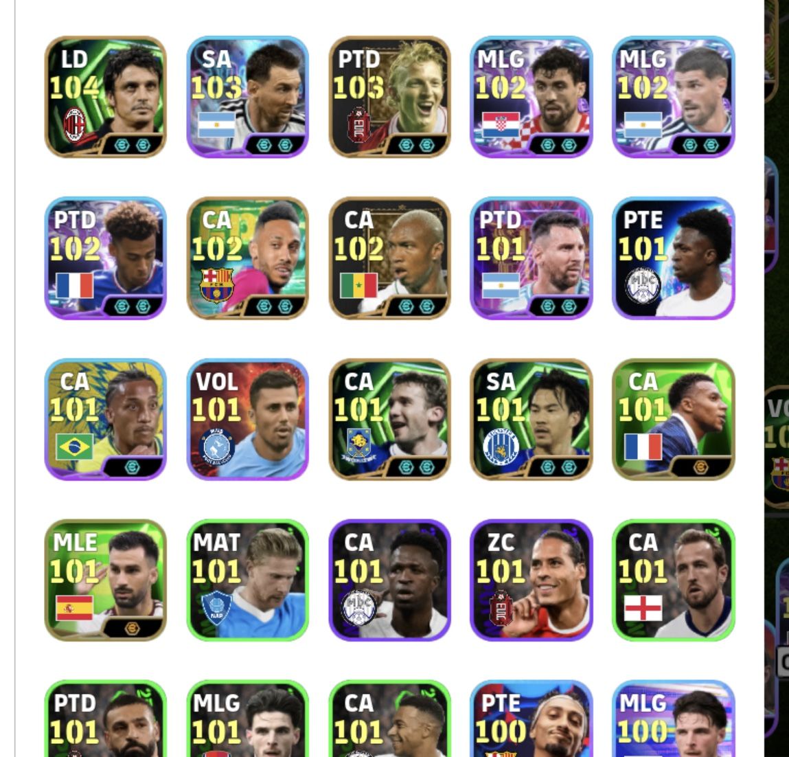 Conta efootball épicos