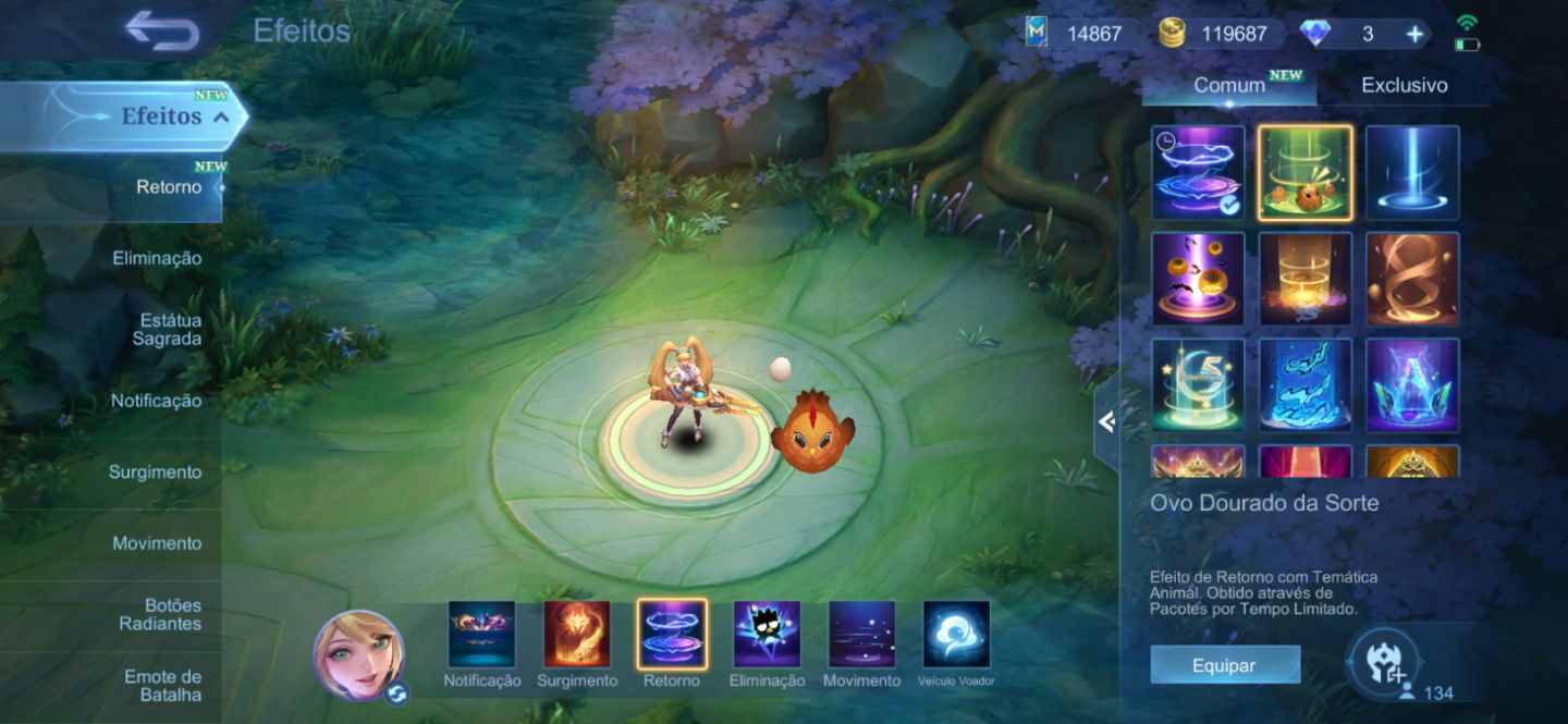 CONTA MLBB 342 SKINS IMORTAL | LEGEND, COLLECTOR, KOF, DUCATI, SANRIO
