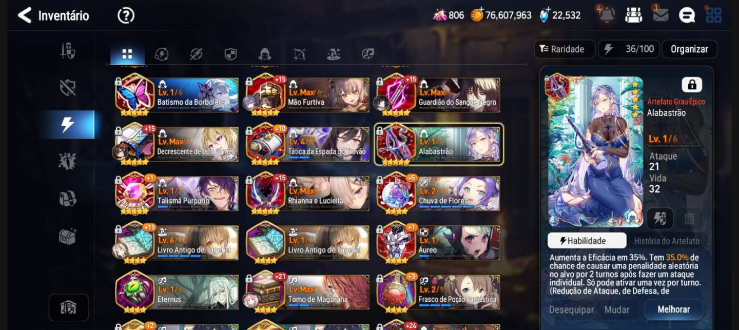 Epic Seven - Ylanav ML e +15 MLS 5 ESTRELAS