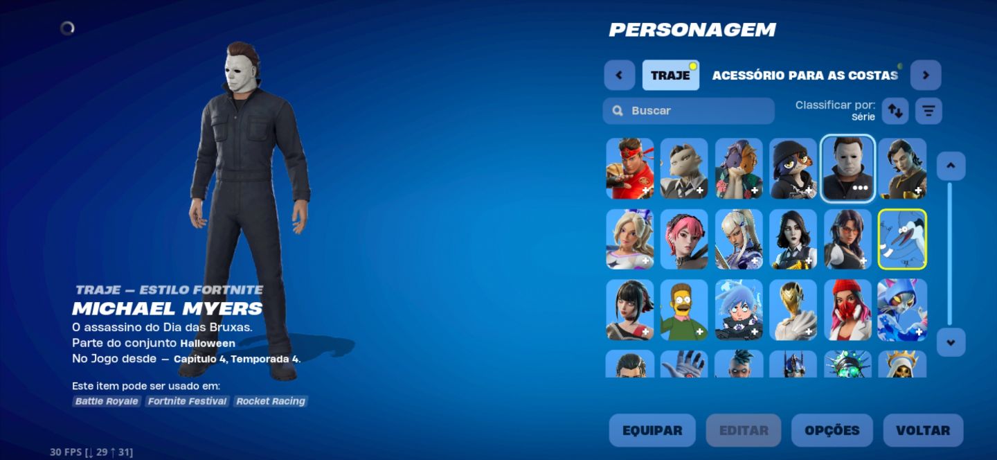 CONTA DE FORTNITE COM 189 SKINS pacote de apenas um show MTS PASSES E Parcerias