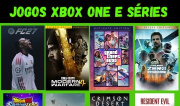 Jogos Xbox one e séries x s no método parental